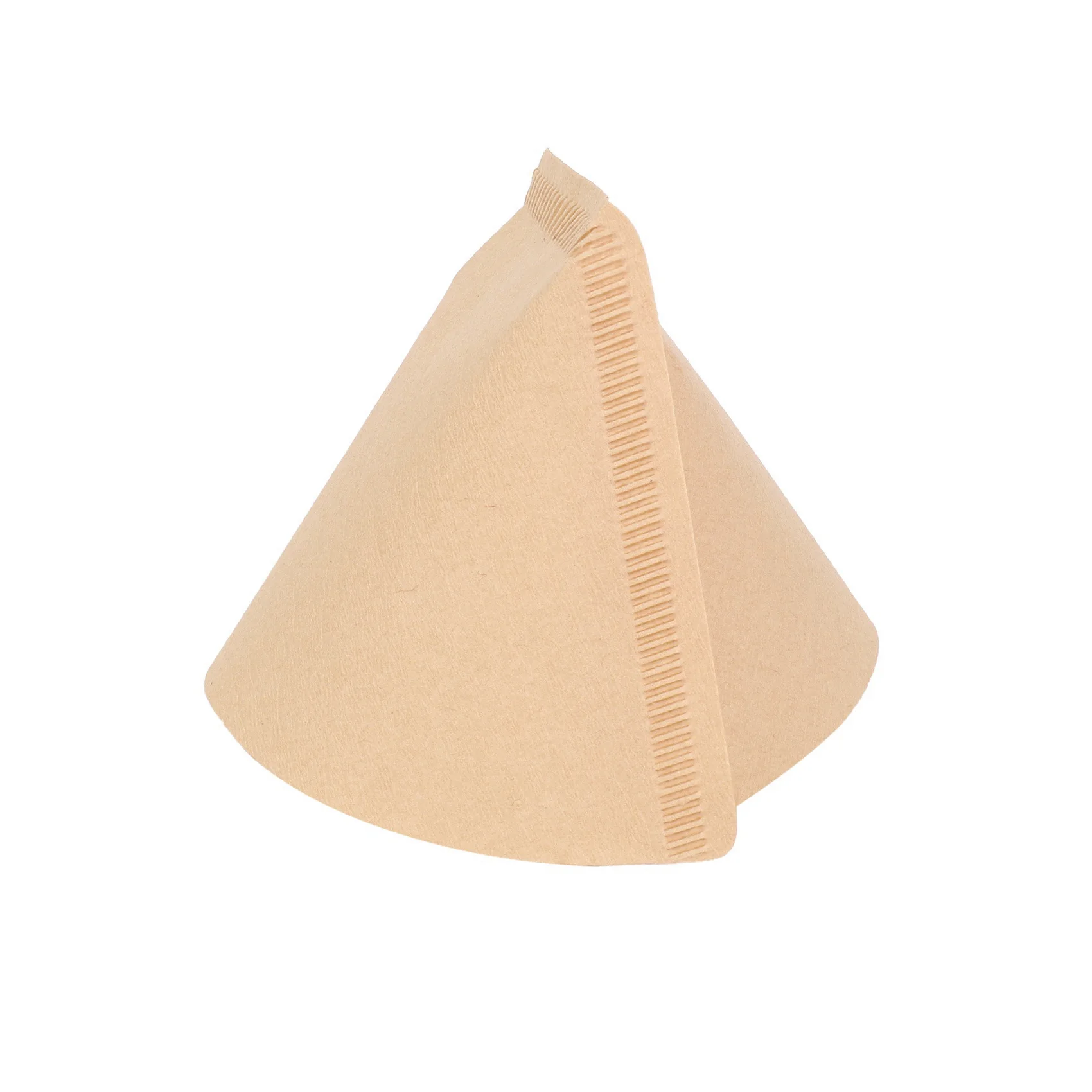 Retail 200Pcs Coffee Filters Disposable Cone Paper Coffee Filter Natural Unbleached Filter 4-6 Cup For Pour Over Coffee Makers
