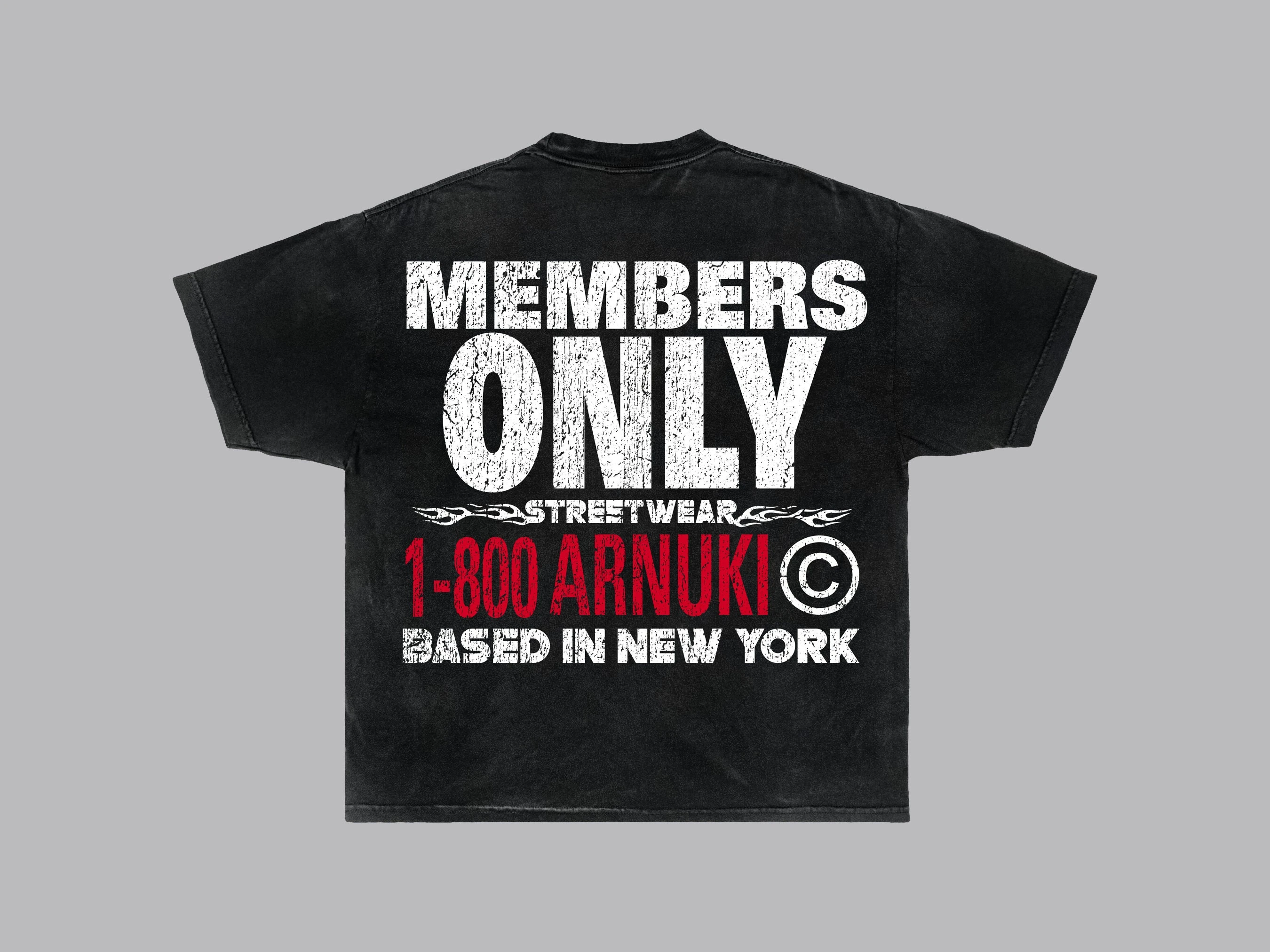 Members Only Vintage New York Y2K Graphic Tee Cotton Mens Womens T-Shirt Summer Streetwear