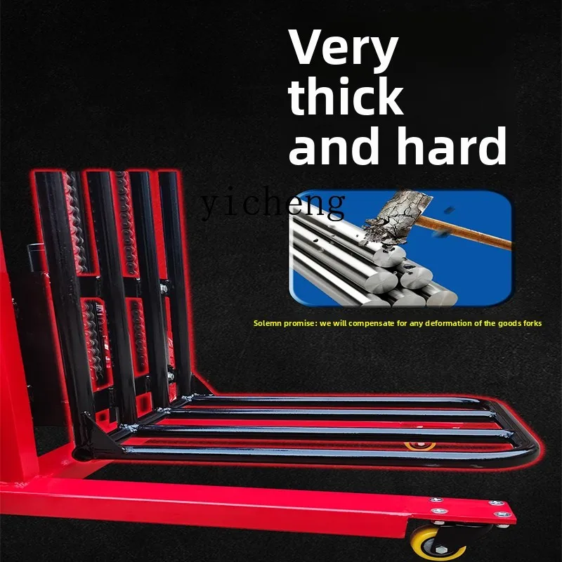 

Fully Electric Hand Pallet Truck Portable Liftable Small Forklift Warehouse Logistics Stacker Hand Truck