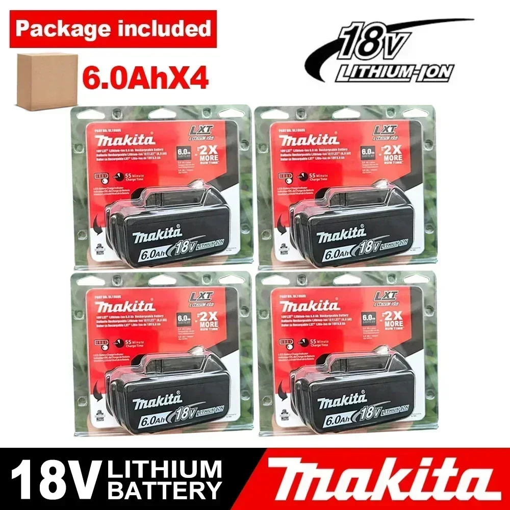 100% Original Makita 18V 6,0 Ah Akku, Für Makita BL1830 BL1830B BL1840 BL1840B BL1850 BL1850B Elektrowerkzeuge Akku