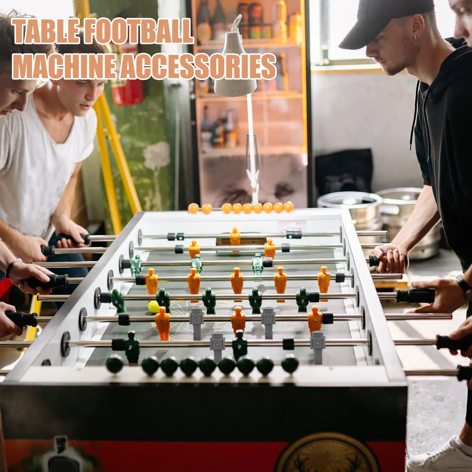 

4Pcs Foosball Men Replacement Soccer Player Statues Mini Figures for Tables Football Game Parts Accessories Robot Man Foball