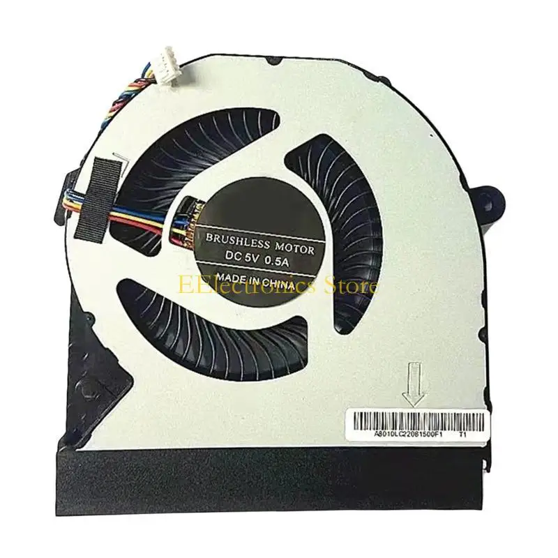 B03C Replacement CPU Cooling Fan Notebook Coolers Metal Heat Dispersion Fan for NUC11