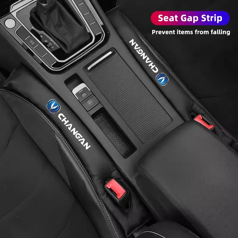 2Pcs Car Seat Gap Filling Plug Cushion Side Seam Leak Proof Strip For Changan CS75 CS35 Plus CS15 CS95 RAETON CX70 CS55 EADO CX2