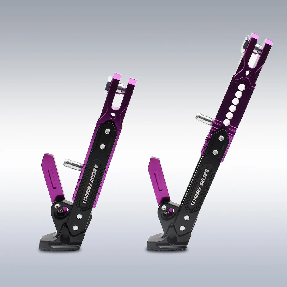 Motorcycle Kickstand Parking Kick Stand Bracket Foot Side Supportor Crutch Holder Dirt Bike Motorbike Universal Tripod Alloy image 4