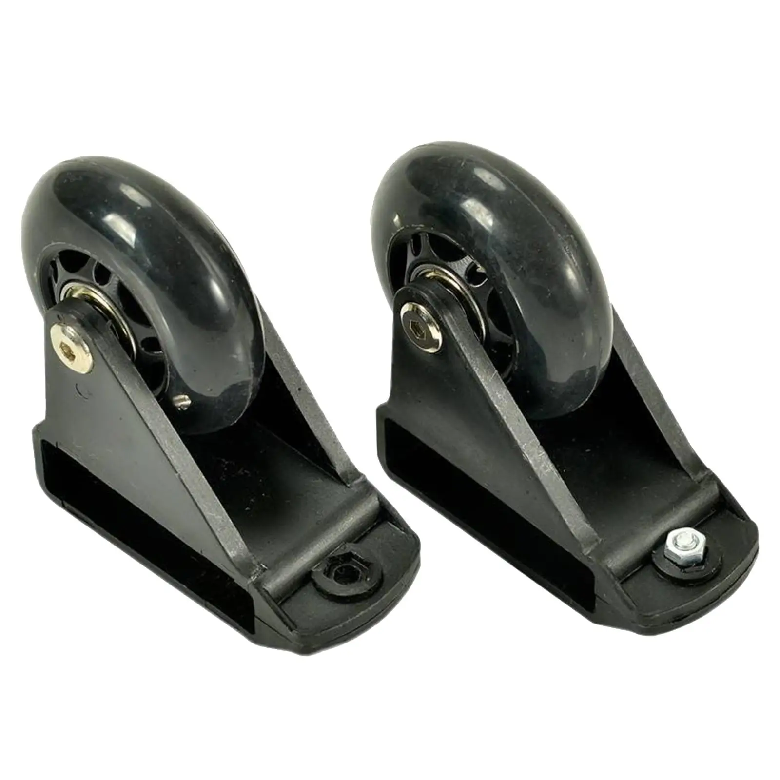 2Pcs Ladder Leveling Casters Convenient Heavy Duty 330 lbs Capacity Portable Ladder Caster Extension for Workbench Shelves