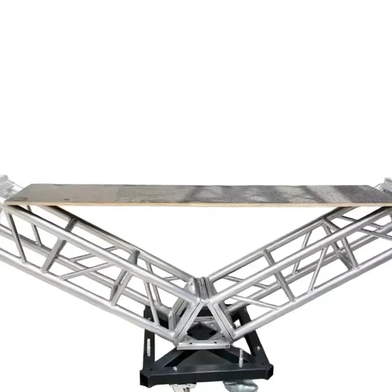 Portable Outdoor Performance Stage Removable Aluminum Alloy Dj Table Triangular Square Booth Truss