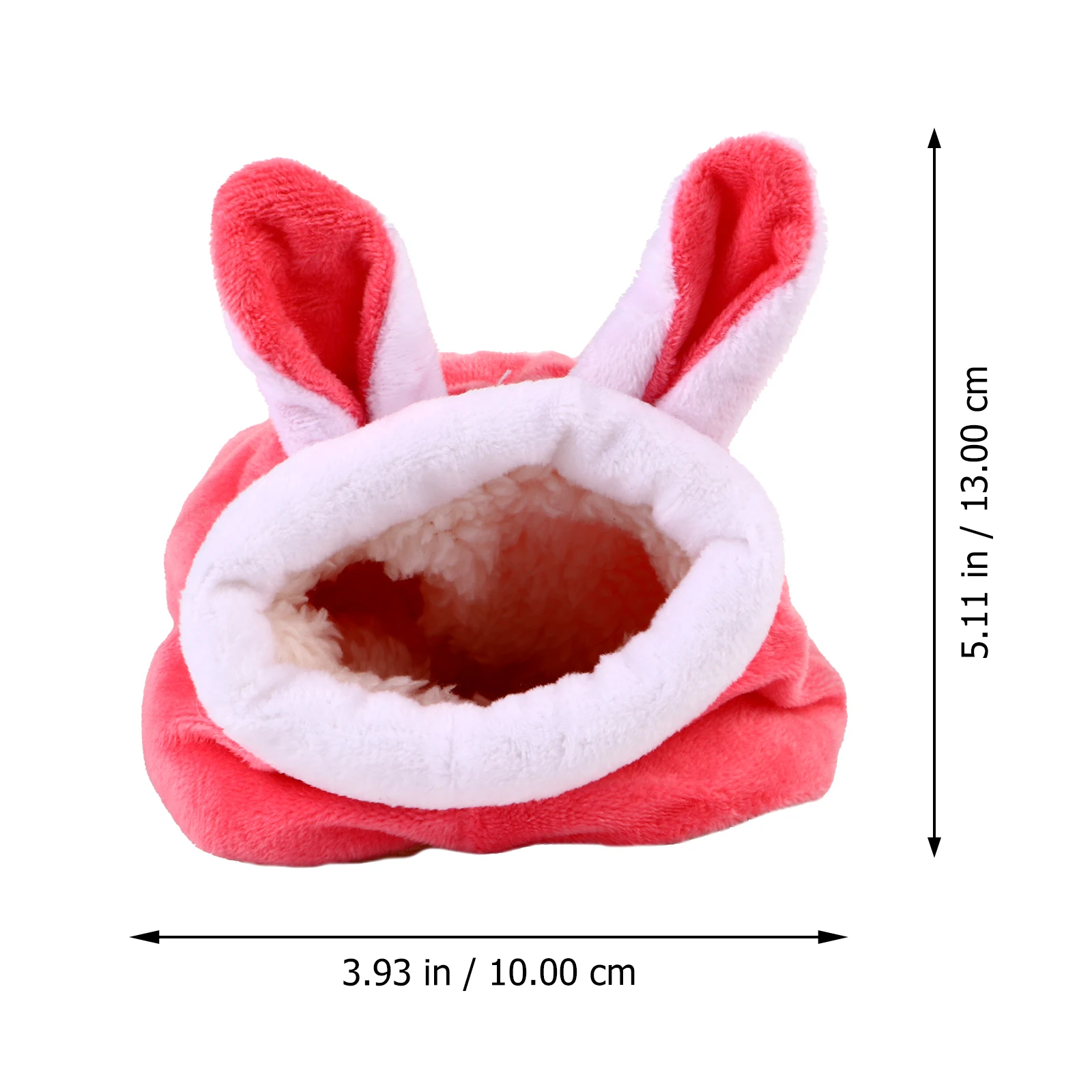 

2 pcs Warm Pet Bed Small Animals Nest Guinea Pig Cave Hedgehog Winter Rest Sleep Play Easy Clean Machine Washable Flannelette