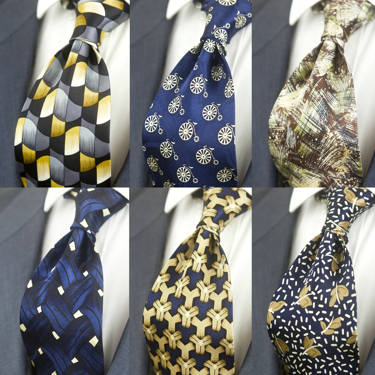 Printed Ties Vintage Pattern Abstract Character Multicolor 10 CM Mens Necktie 100% Silk Printing Free Shipping Handmade Unique