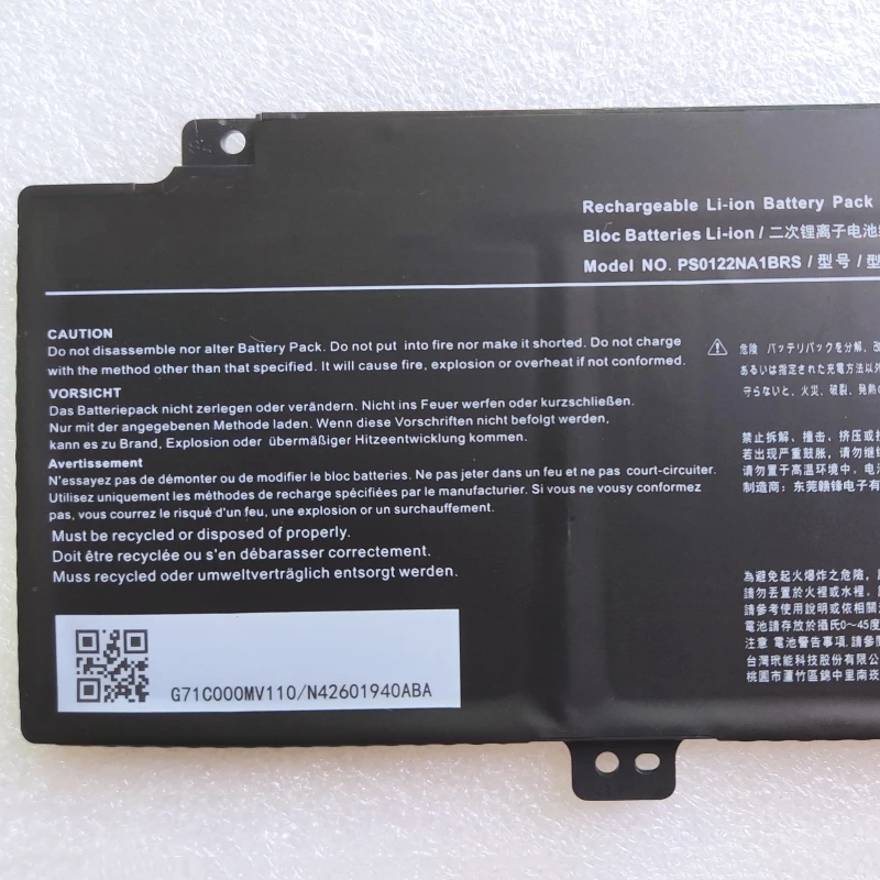 RozFaro For Dynabook Portege X40L-K X40L-K-10N X40L-K-10A X40L-K-11N X40L-K-106 X40L-K3467 X40L-K-007003 Battery PS0122NA1BRS