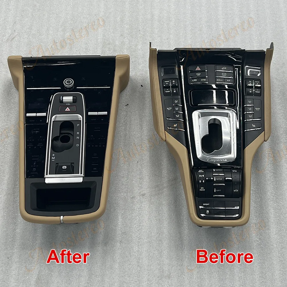 Car Digital Console Front AC Panel Full Touch for Porsche Cayenne 2010-2017 958 Upgrade to 959 Multimedia Player AC Control