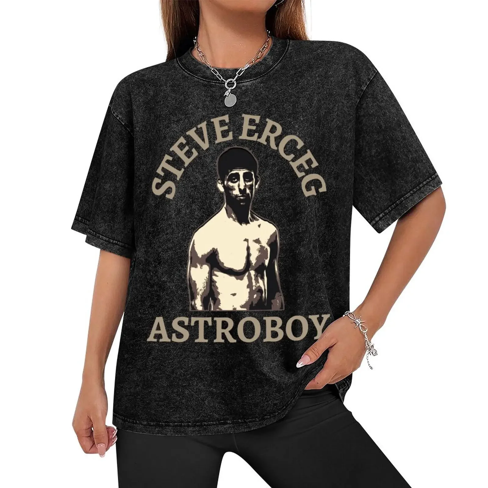 Steve Erceg Astroboy T-Shirt cute tops new edition black t shirts for men