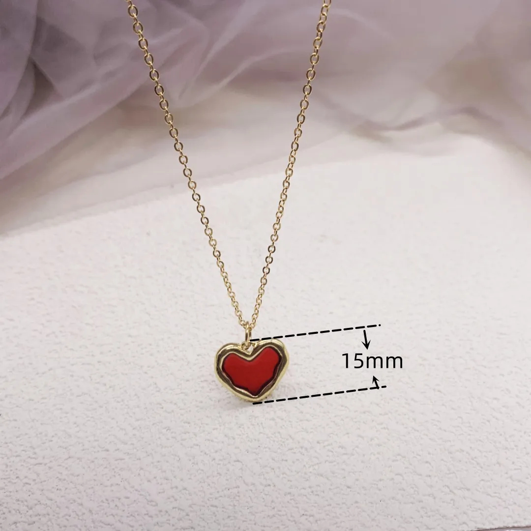 New Red Love Necklace  Necklaces for Women Jewelry Free Dropshipping Wholesale