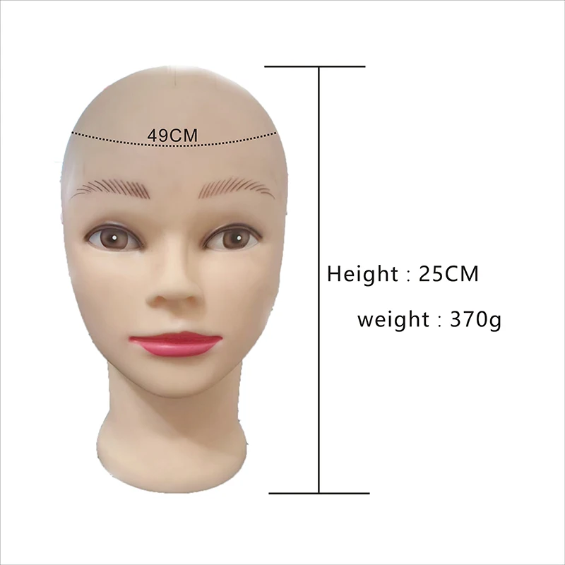 Female Mannequin Head  Clamp For Makeup Practice Cosmetology Manikin Head For Wig Hat Display And Free Gift