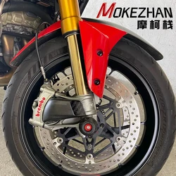 Per DUCATI Panigale Streetfighter MTS V4 V4S V4SP SP SP2 parti in fibra di carbonio pinza anteriore coperchio del radiatore condotto dell'aria raffreddamento del freno