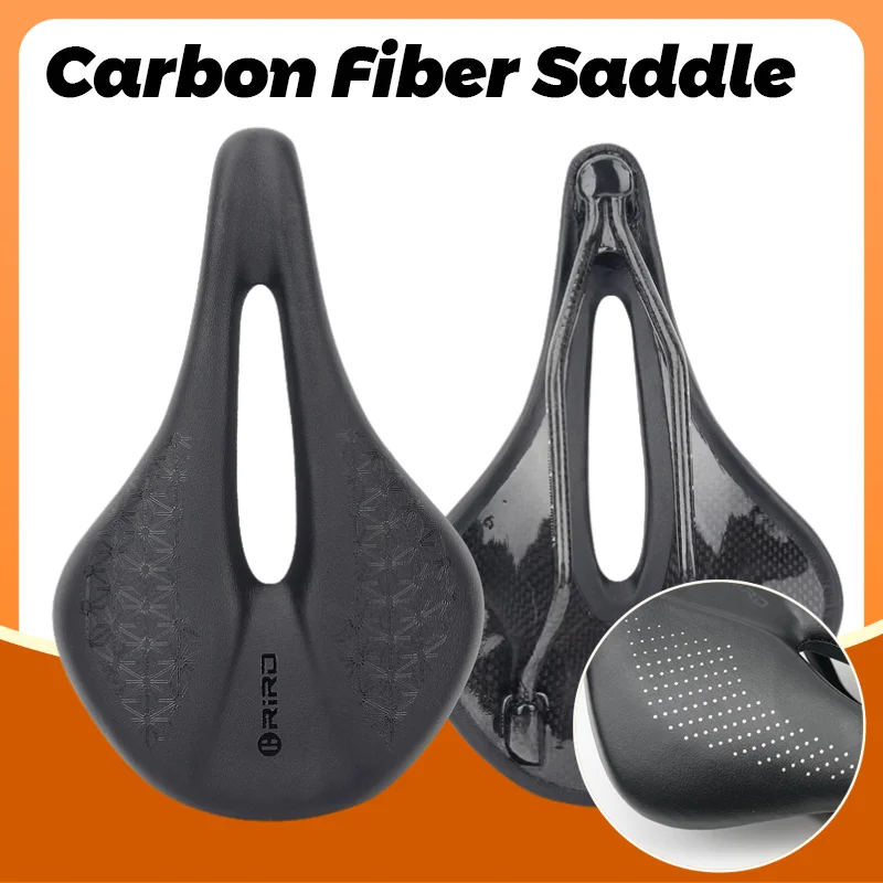 

Ultralight Carbon Fiber Saddle Wide Bicycle Seat Cushion Short Nose Mtb Bicycle Saddle Carbon Rail Hollow Road Bike Mountain