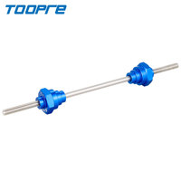 2X TOOPRE Bicycle Wheel Truing Stand Adapter Tool 12/15/20mm Thru Axle Hub Fixing Rod Tool 85-175mm Opening Range QR Components