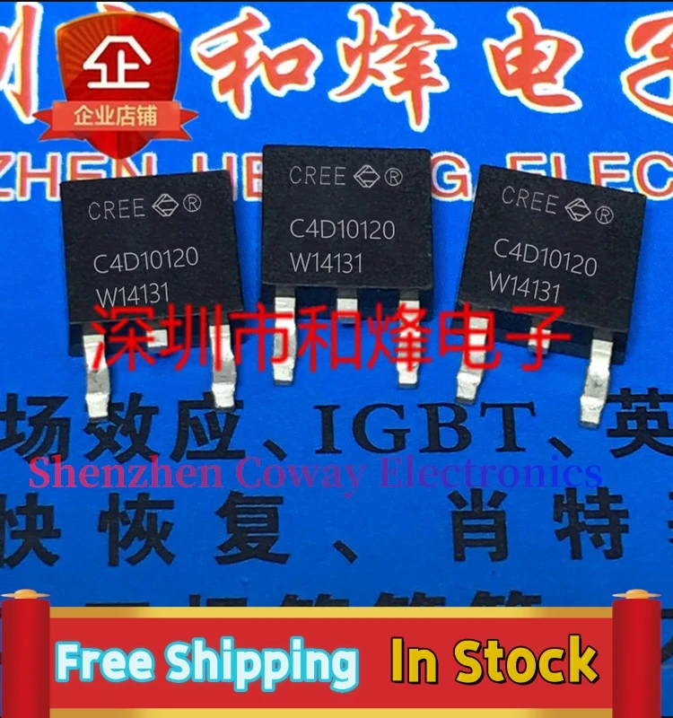 10PCS-30PCS  C4D10120E C4D10120  TO-252 10A1200V  In Stock Fast Shipping