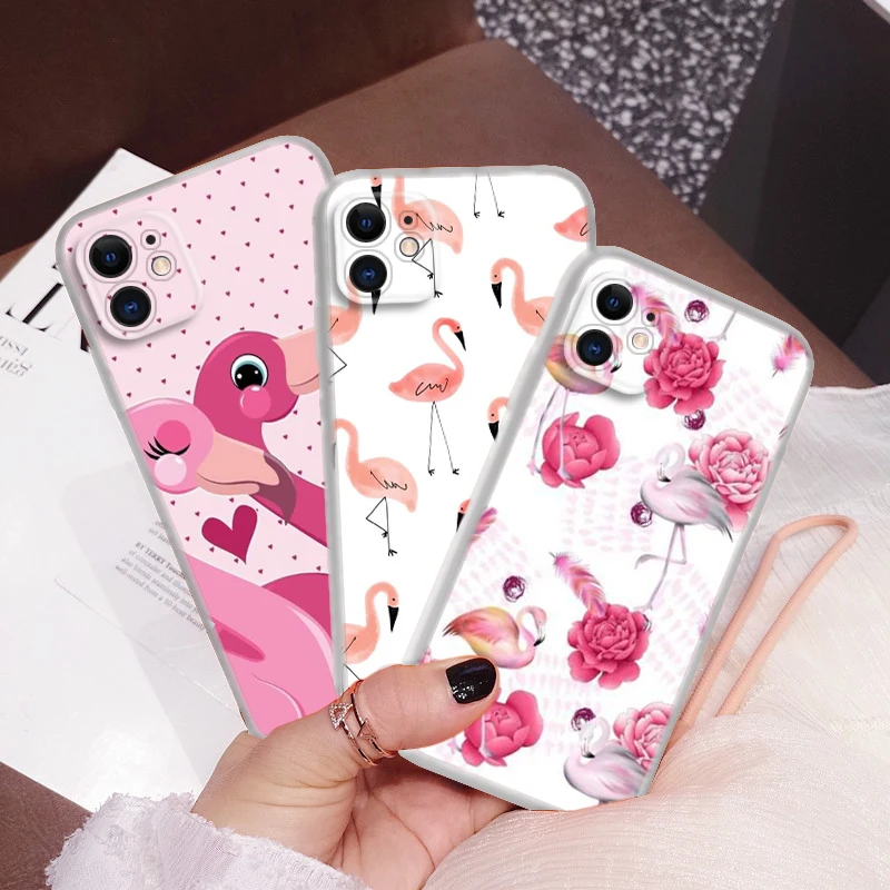 8Q Animal flamingo Soft Case for Motorola Moto G4 Plus G41 G5 Plus G50 G51 G5S G6 Play G60 G7 Power G71 G5 G9