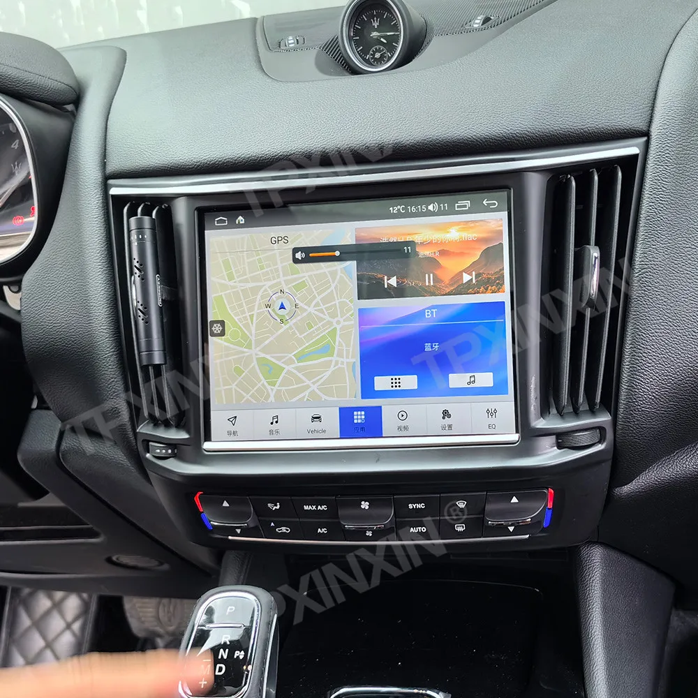 10.26 بوصة أندرويد 13 لمازيراتي ليفانتي 2016-2020 النمط الأصلي راديو السيارة مشغل وسائط متعددة CarPlay نظام تحديد المواقع والملاحة رئيس وحدة #3