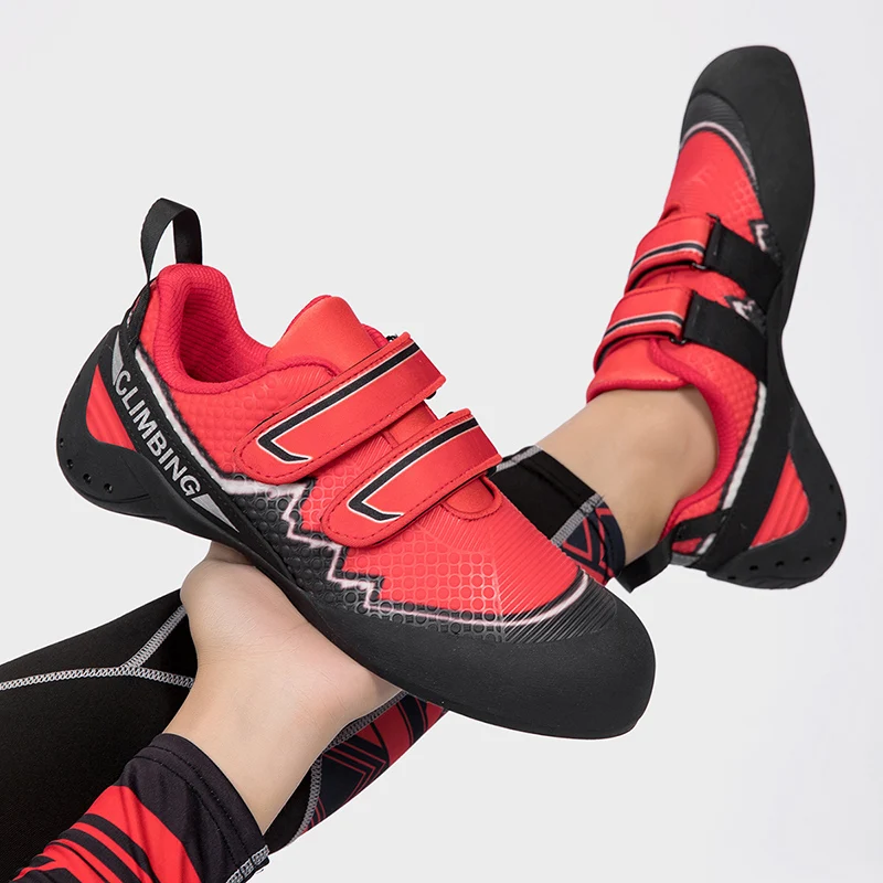 

Professional Youth Climbing Shoes Indoor and Outdoor Climbing Shoes Beginner Entry-Level Climbing Training Shoes Size 32-44