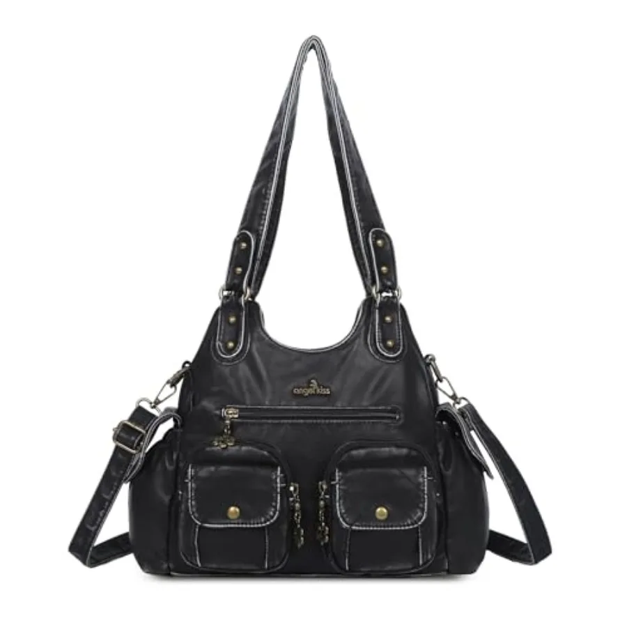 Purses for Women Hobo Bag Soft PU Leather Shoulder Bag for Women