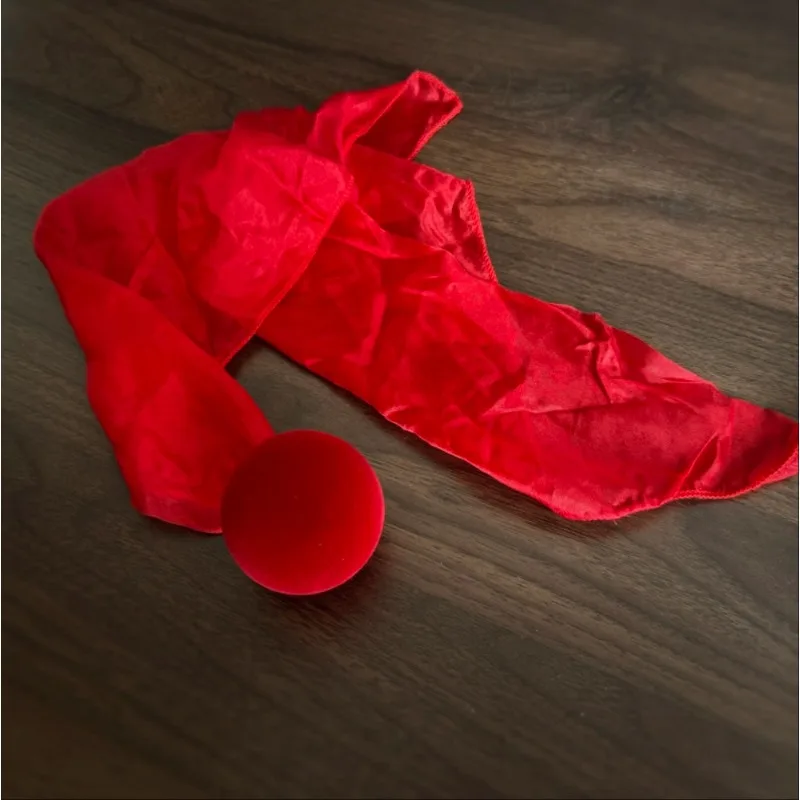 Trucco magico elettrico da seta a palla - Rosso/Bianco a velocità rapida, trucco per illusione scenica per mago e feste professionali