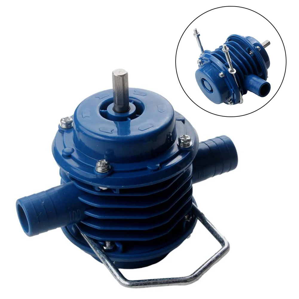 Centrifuga a olio 12,5 * 10,77 * 7,89 cm Sostituzione della pompa dell'acqua in metallo blu Trapano autoadescante Parti di facile installazione