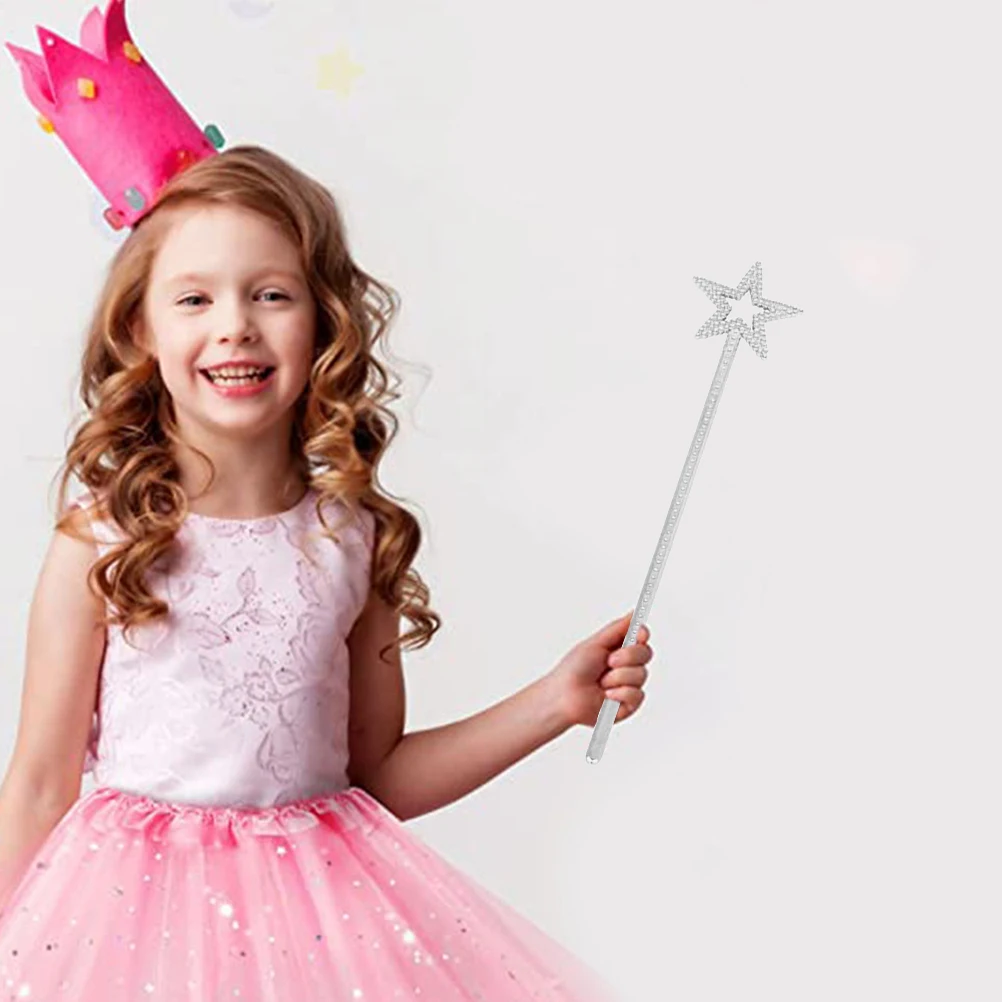 

3 Pcs Fairy Staff Stick for Party Clothing Plastic Princess Favor