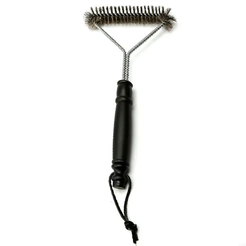 

T3LD BBQ Grill Cleaning Brush, Barbecue Steel Brush, Steel Wire Barbecue Wire Brush