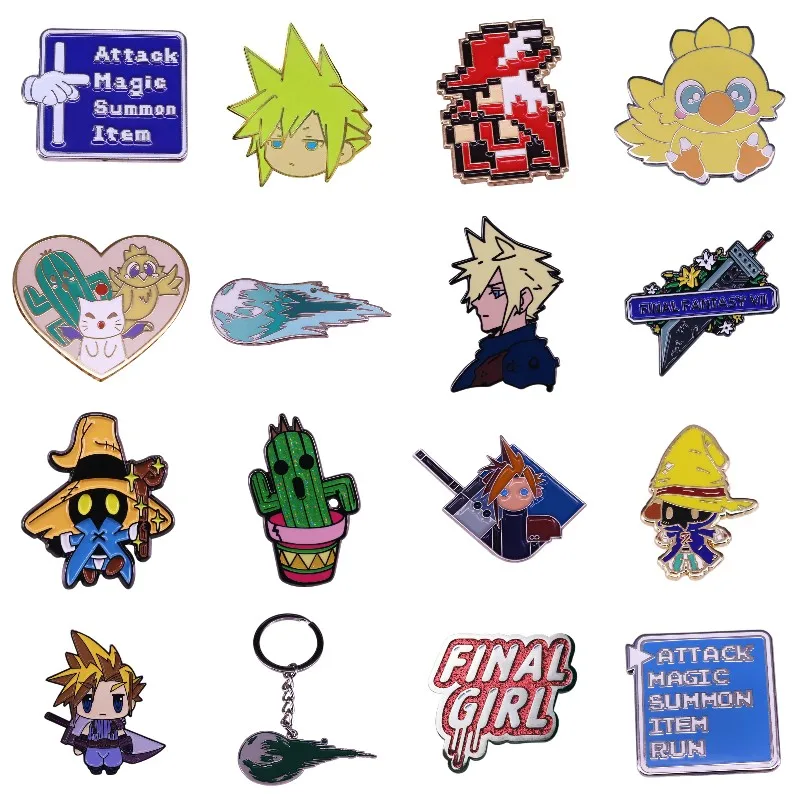 Hard Enamel Pins Fun Game Lapel Badges Pin Shirt Clothes Hat Backpack Accessories Jewelry Gifts for Friends Children Wholesale