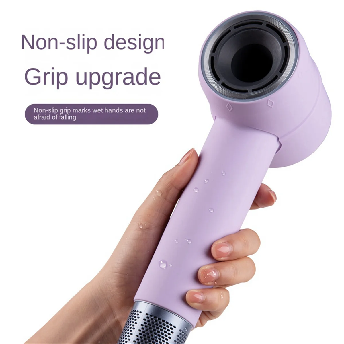 For Laifen LF03/SE Hair Dryer Protective Sleeve Anti-Scratch Travel Silicone Accessories Hair Dryer Cover Purple