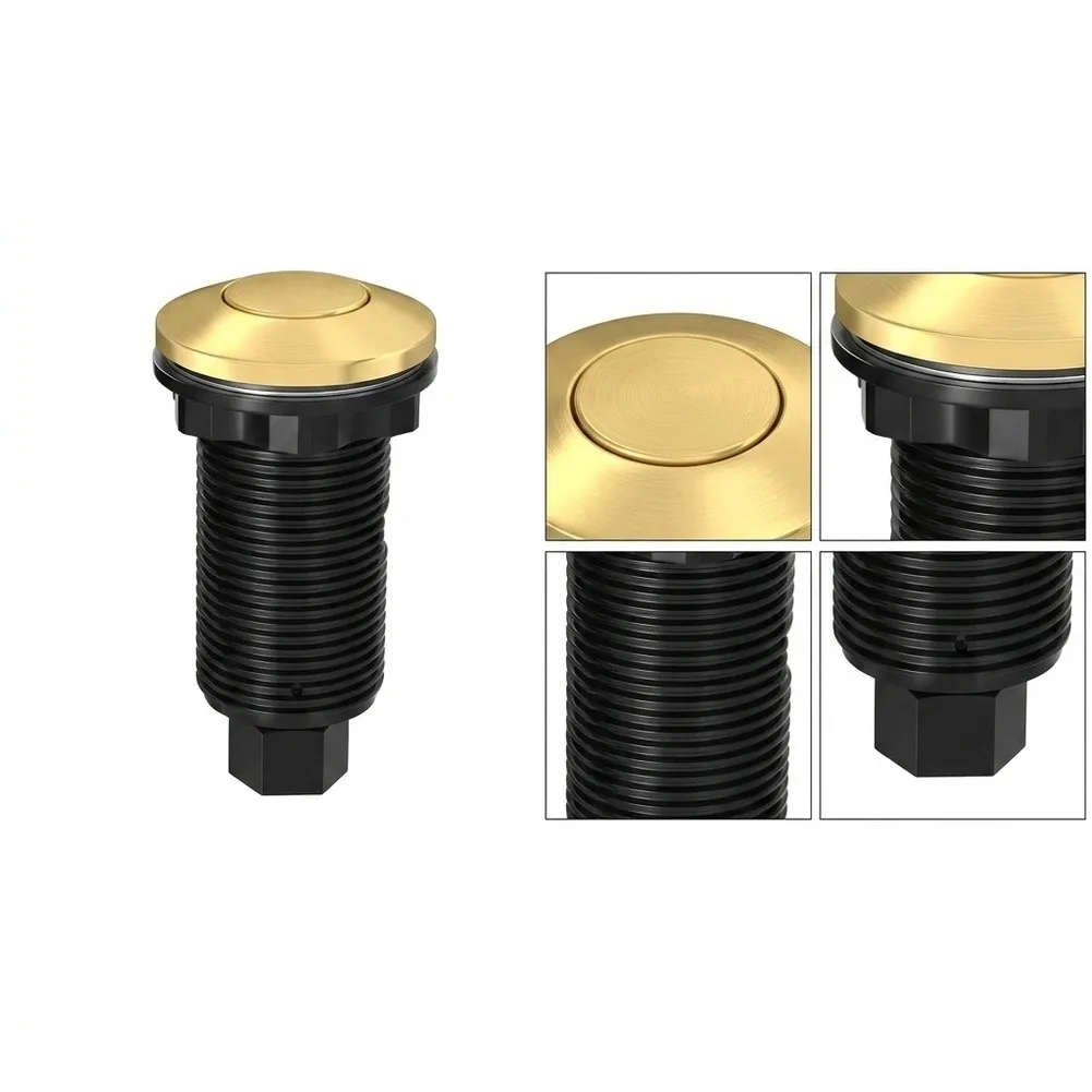 Garbage Disposal Switch Smart Flat for top Push Button Food Waste Button Wear-resistant Finish Plastic Construction
