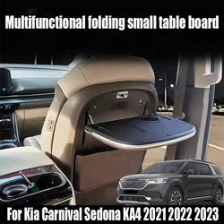 For Kia Carnival Sedona KA4 2021 2022 2023 Folding car mounted small table with wireless charging table backrest