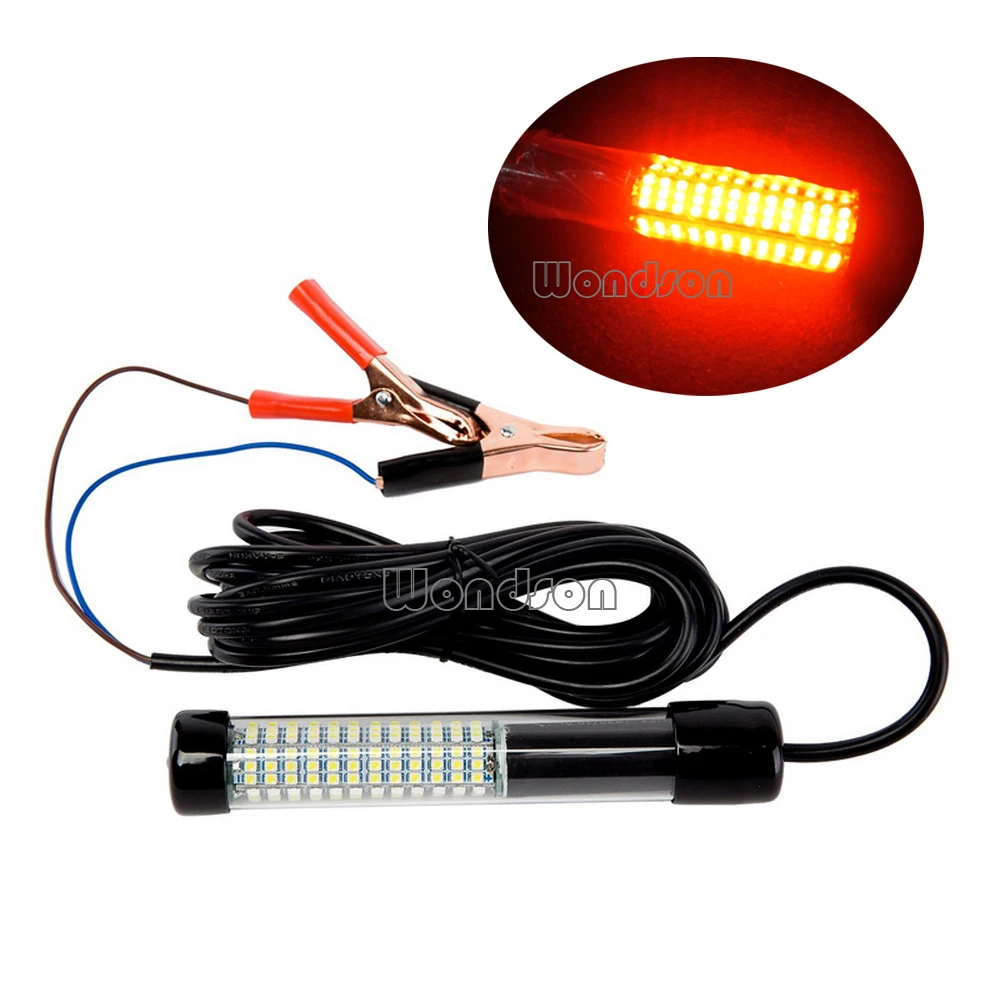 

12V 1080 Lumens Red Lamp Attract Fish Boat Night Underwater Fishing Lights