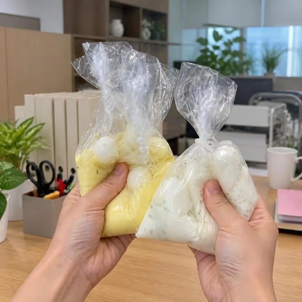 Novelty Crunch Sound Rice Cake Squeeze Bag Kneading Anxiety Relief Crispy Fidget Comfortable Funny Rice Cake Pinch Office Desk