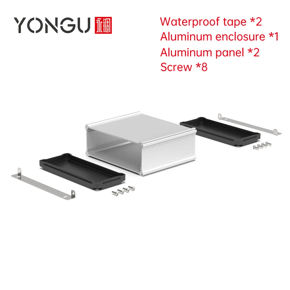 Custom Outdoor Terminal Electronic Enclosure Aluminium Metal Aluminum Waterproof Box M11 180*70MM