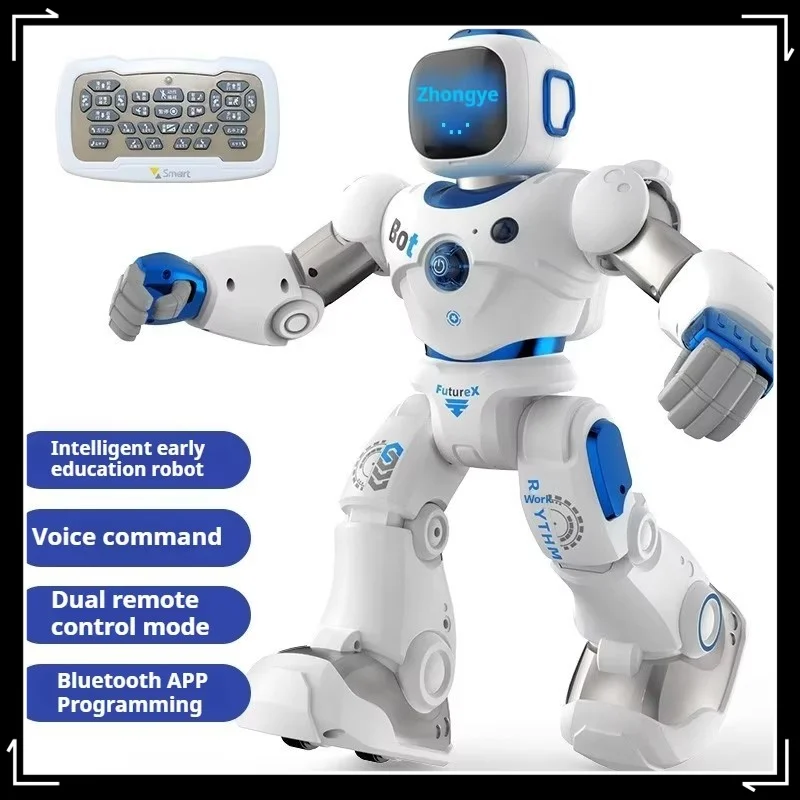 1088 Intelligent Remote Control Robot Voice Dialogue Programming High-Tech Electric Dance Children Toys Birthday Christmas Gift