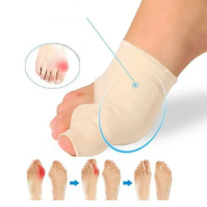 Toes Corrector Big Toe Separator Protector Bunion Sleeve Straighteners Bunion Corrector Regulator Sock Feet Care Tool