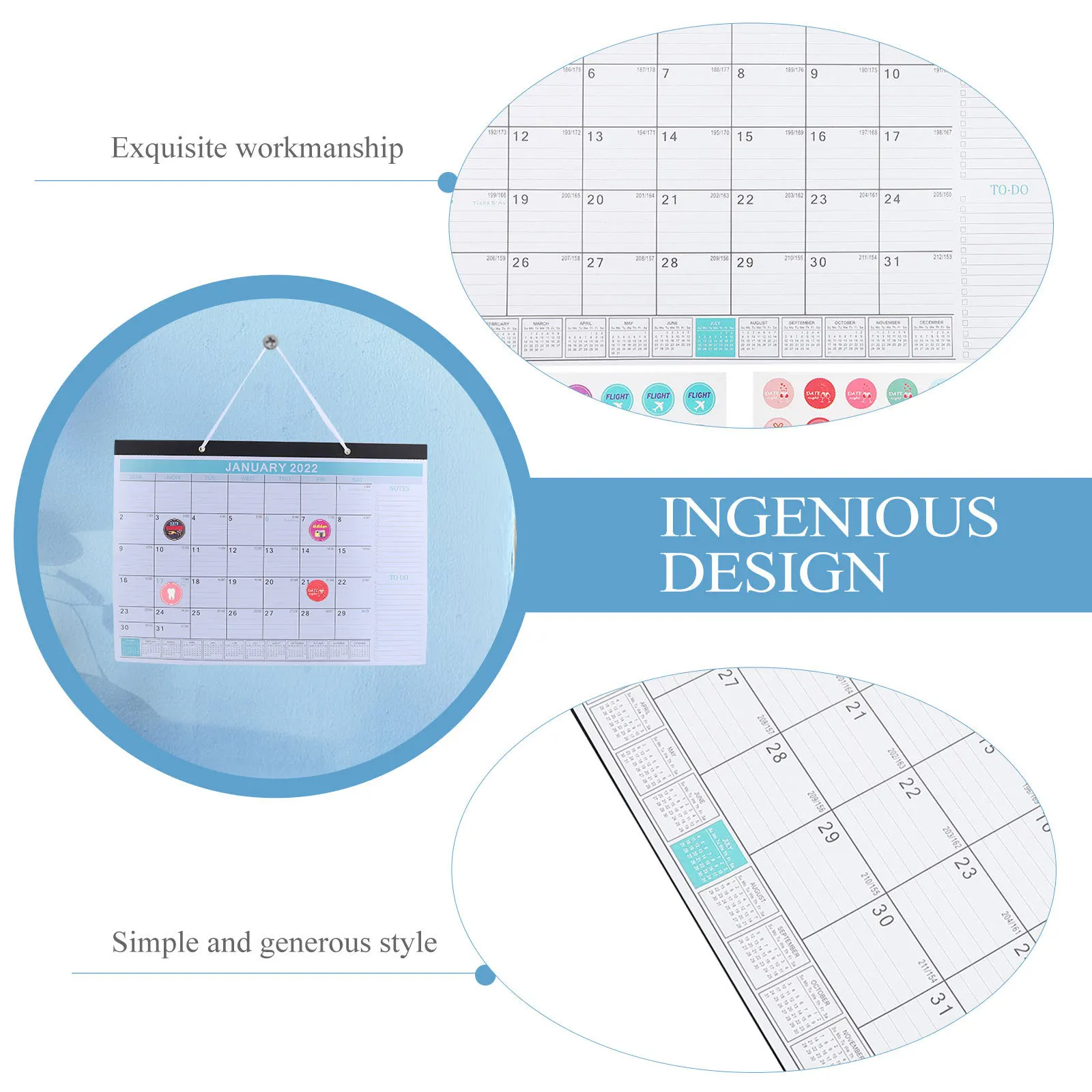 

Wall Calendar 2022 Calendar Paper Calendar Hanging Calendar English Calendar
