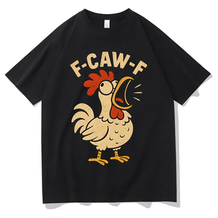 

Интересная мужская модная рубашка F-Caw-F с двусторонним принтом, высококачественная летняя рубашка Y2K с принтом из 100% чистого хлопка с короткими рукавами