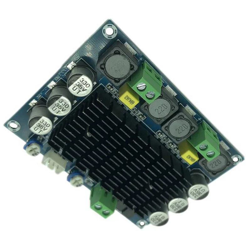 Эффективное шасси Встроенная плата цифрового усилителя Двухканальная плата TDA7498 Мощный задний усилитель высокой четкости Easy Ins