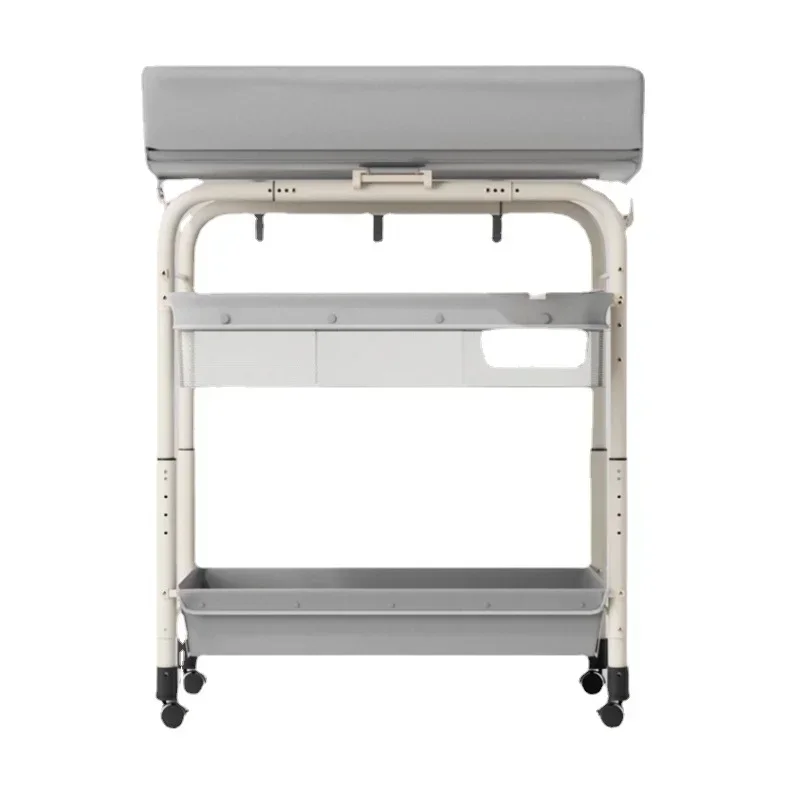 Bath Basin Diaper Table Multifunctional Care Table Adjustable Lying and Sitting Bracket for Infant Bathing