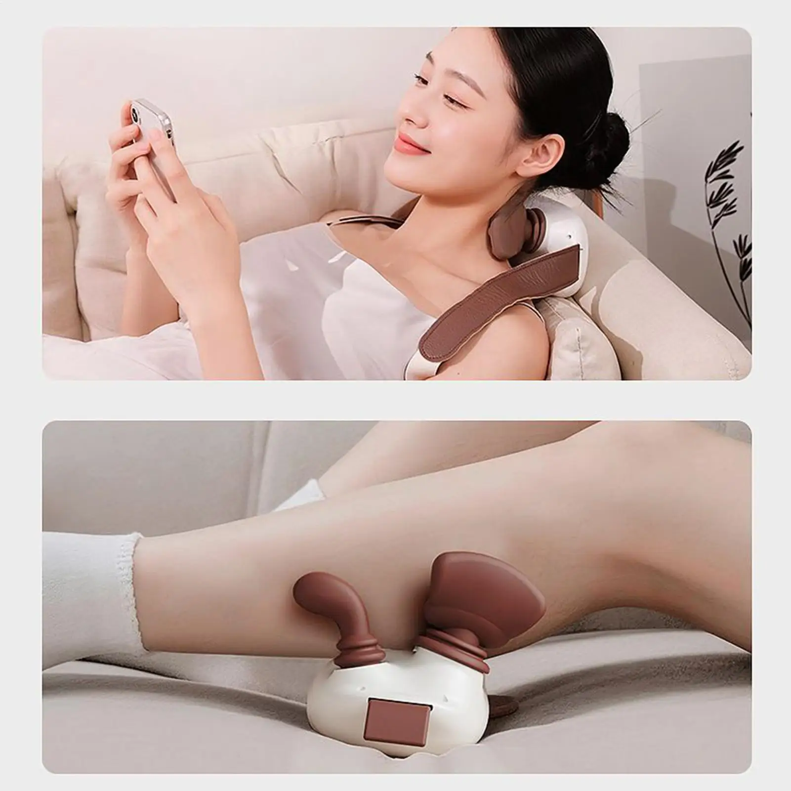 

Shoulder Massager Cordless 3-Speed Massage Tools Rechargeable Deep Back Neck Massager For Women Dad Mother Home Office Gym Work