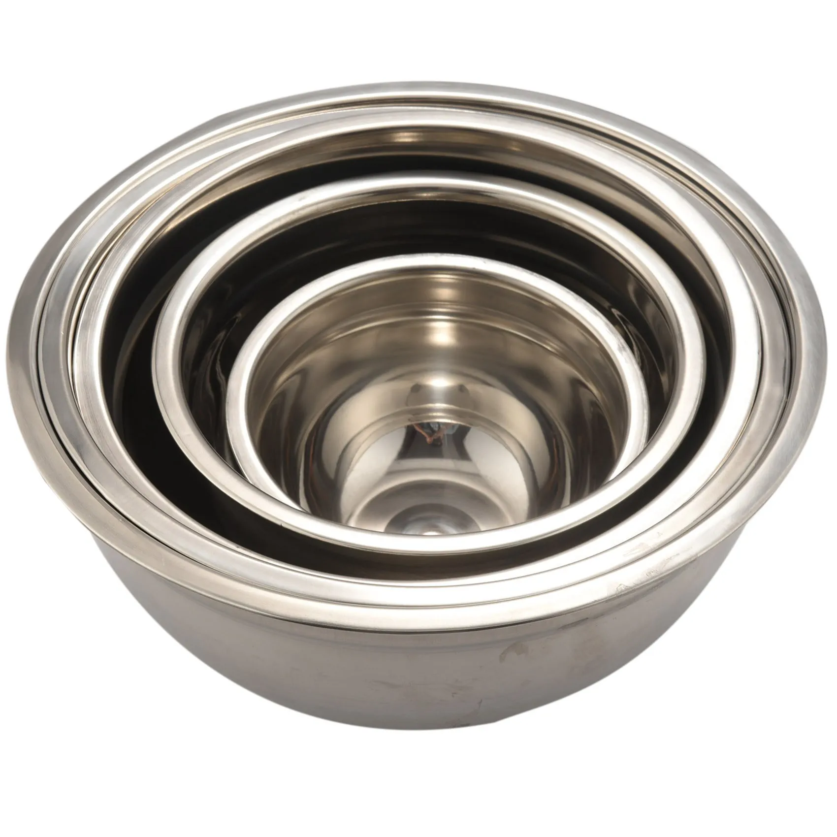 

Stainless Steel Mixing Bowl (Set Of 5) Fruit Salad Bowl Storage Bowl Set Kitchen Salad Bowl