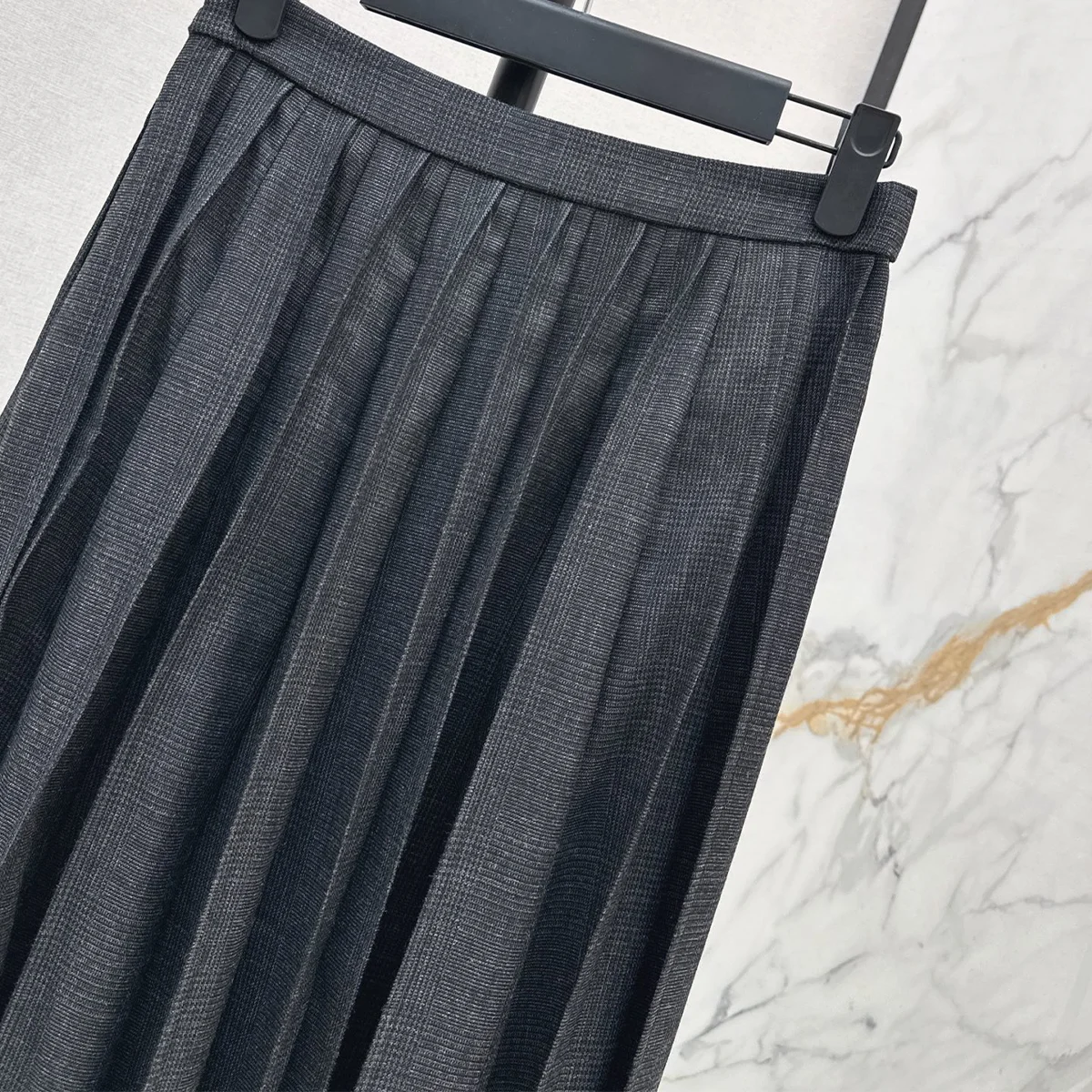 2026 high-quality new women's high waisted hanging A-line mid length commuting skirt--hb729