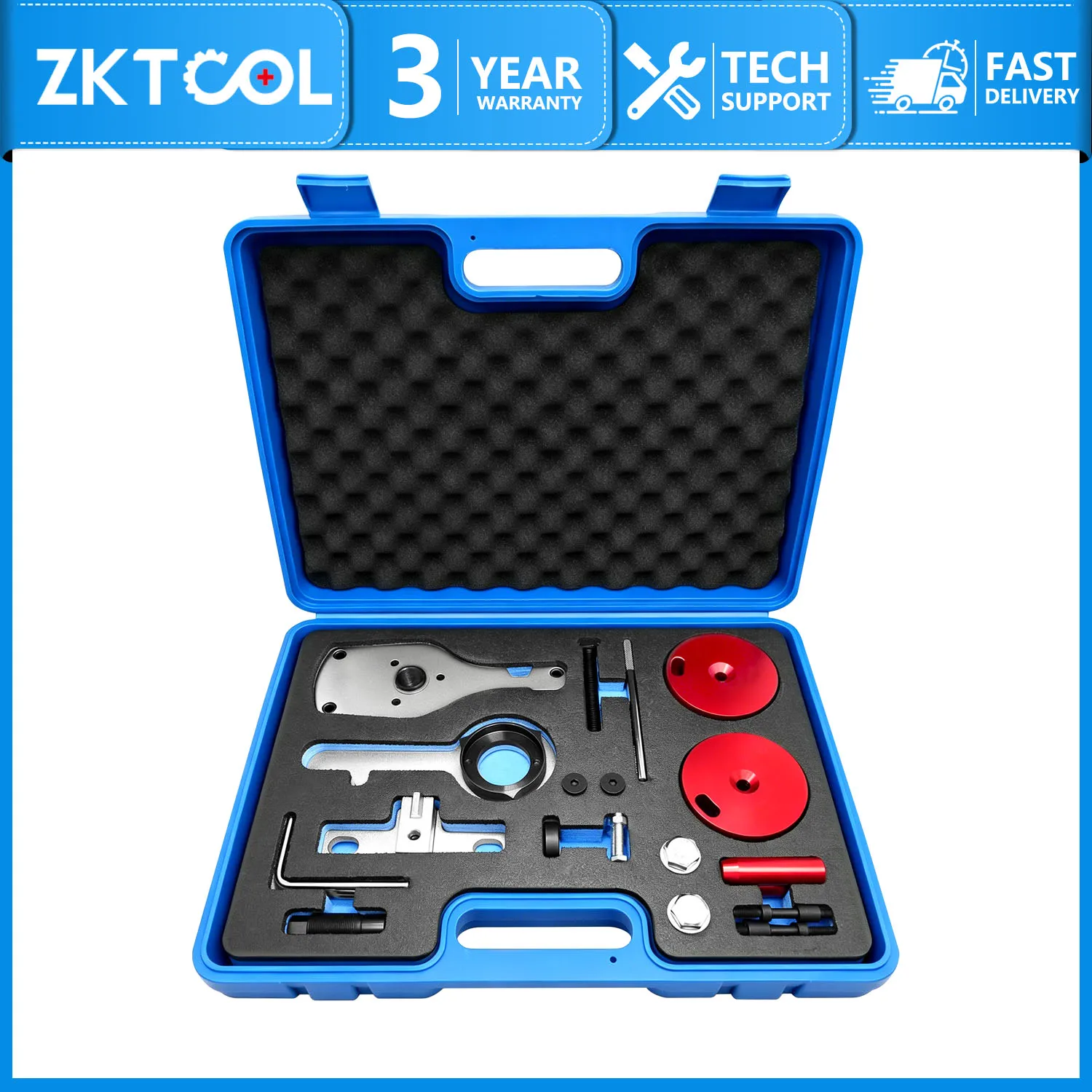

Camshaft Alignment Locking Timing Tool High Pressure Fuel Pump Removal Tool Kit Compatible with Ford 2.0 Ecoblue 303-1643