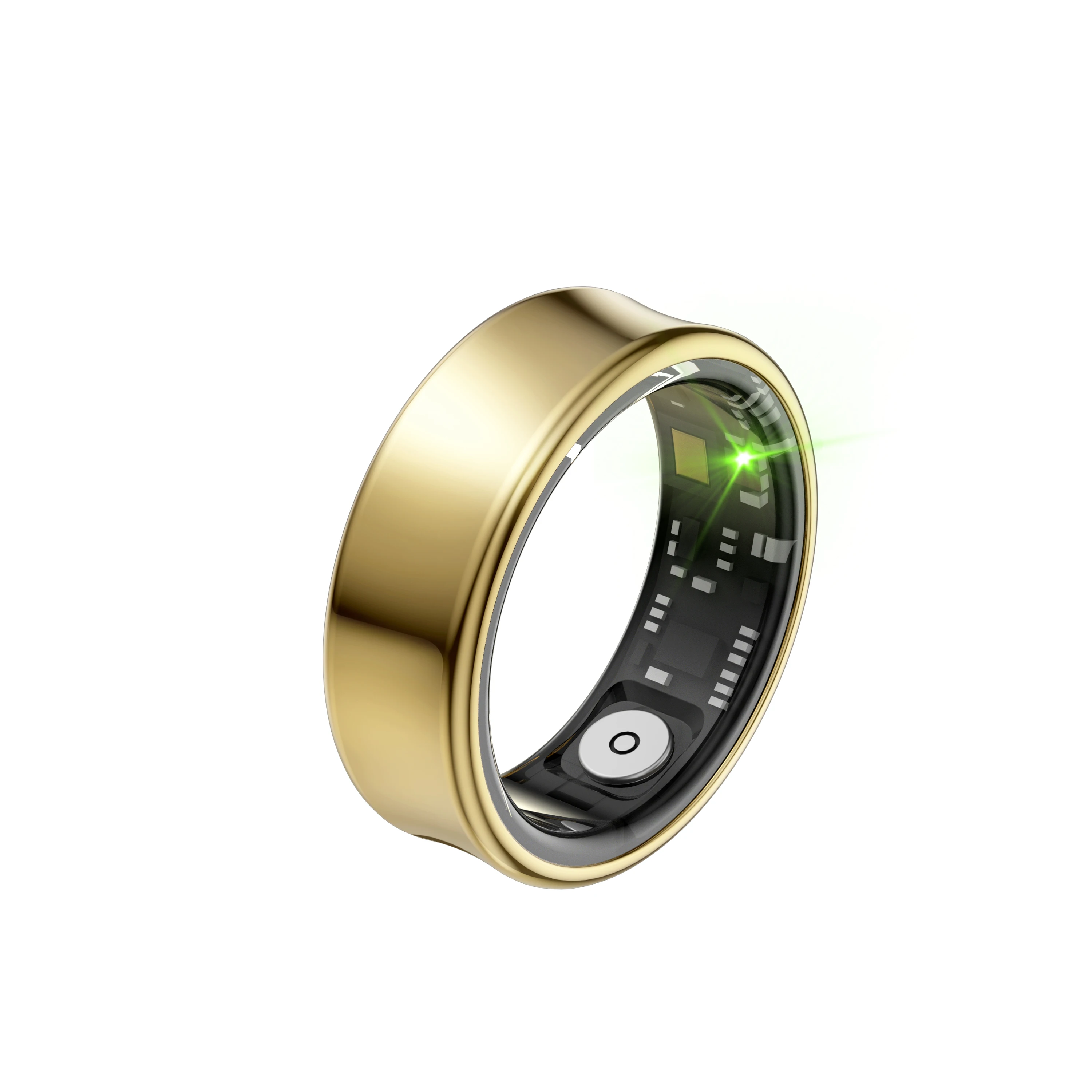 Luxury Titanium Smart Ring With 5ATM Waterproof Level and Gesture Recognition - Health Monitor Sports Modes Camera Control