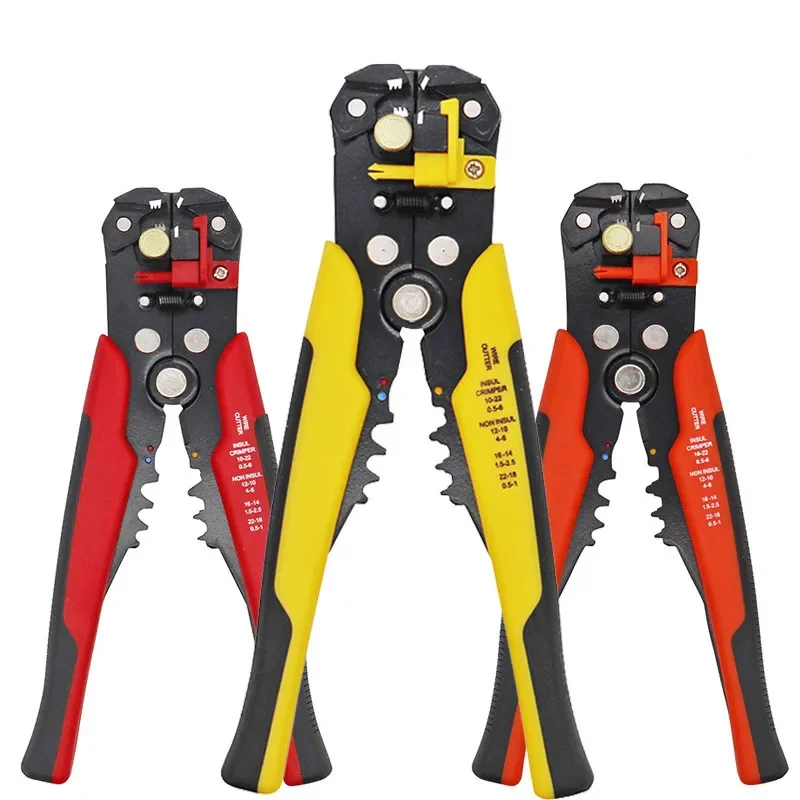 

Crimper Cable Cutter Automatic Wire Stripper Multifunctional Stripping Tools Crimping Pliers Terminal 0.2-6.0mm