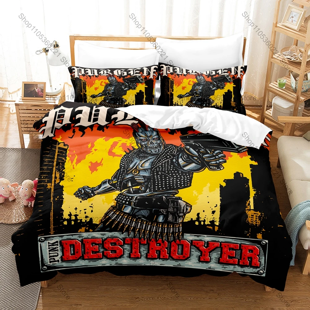 

Legendary Spanish Latin Pop Star Purgen Bedding Set 1 Duvet Cover + 2 Pillowcases HD Digital Print Bed Linen Hip Rock