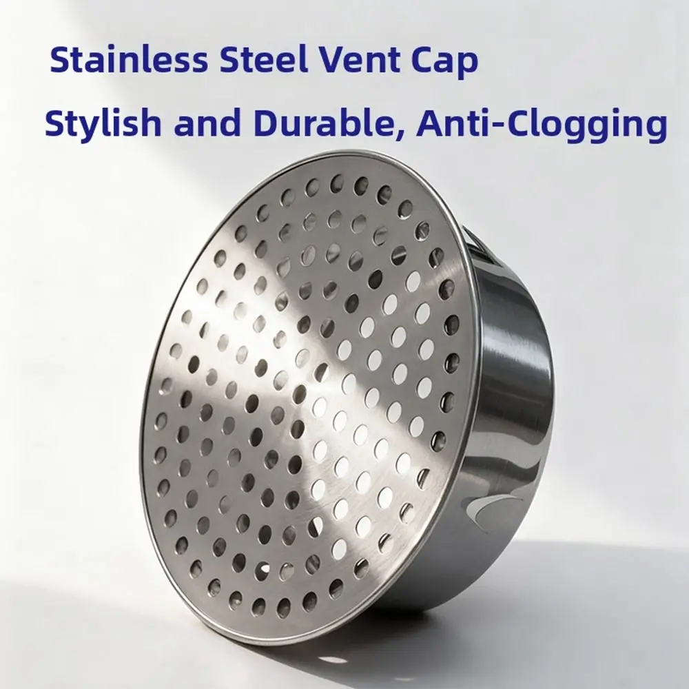 Round Hole Gutter Guard Net SUS 304 Stainless Steel Anti-blocking Anti Clogging Filter Vent Secondary Drainage